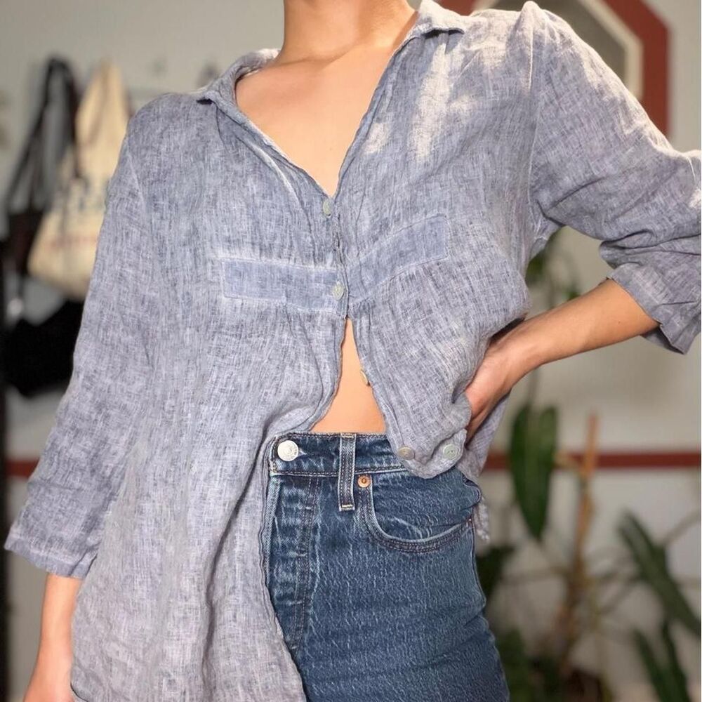 Italian linen artist’s shirt